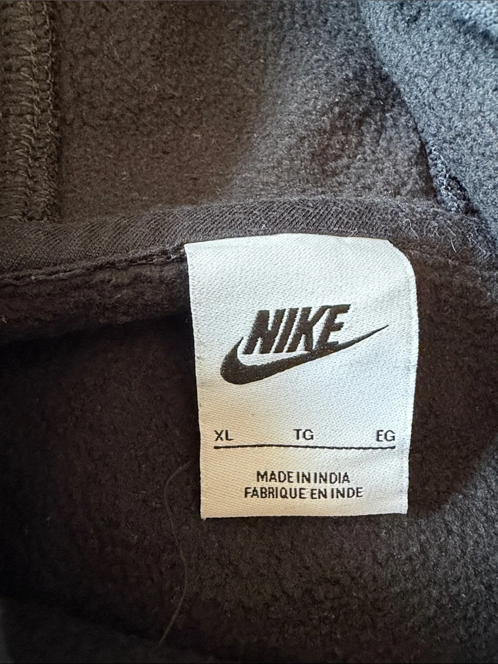 Nike Boys XL Black Hoodie Sweatshirt